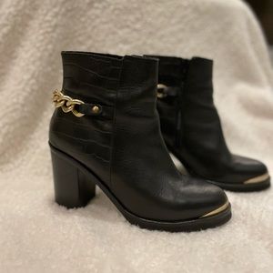 Topshop leather ankle boots